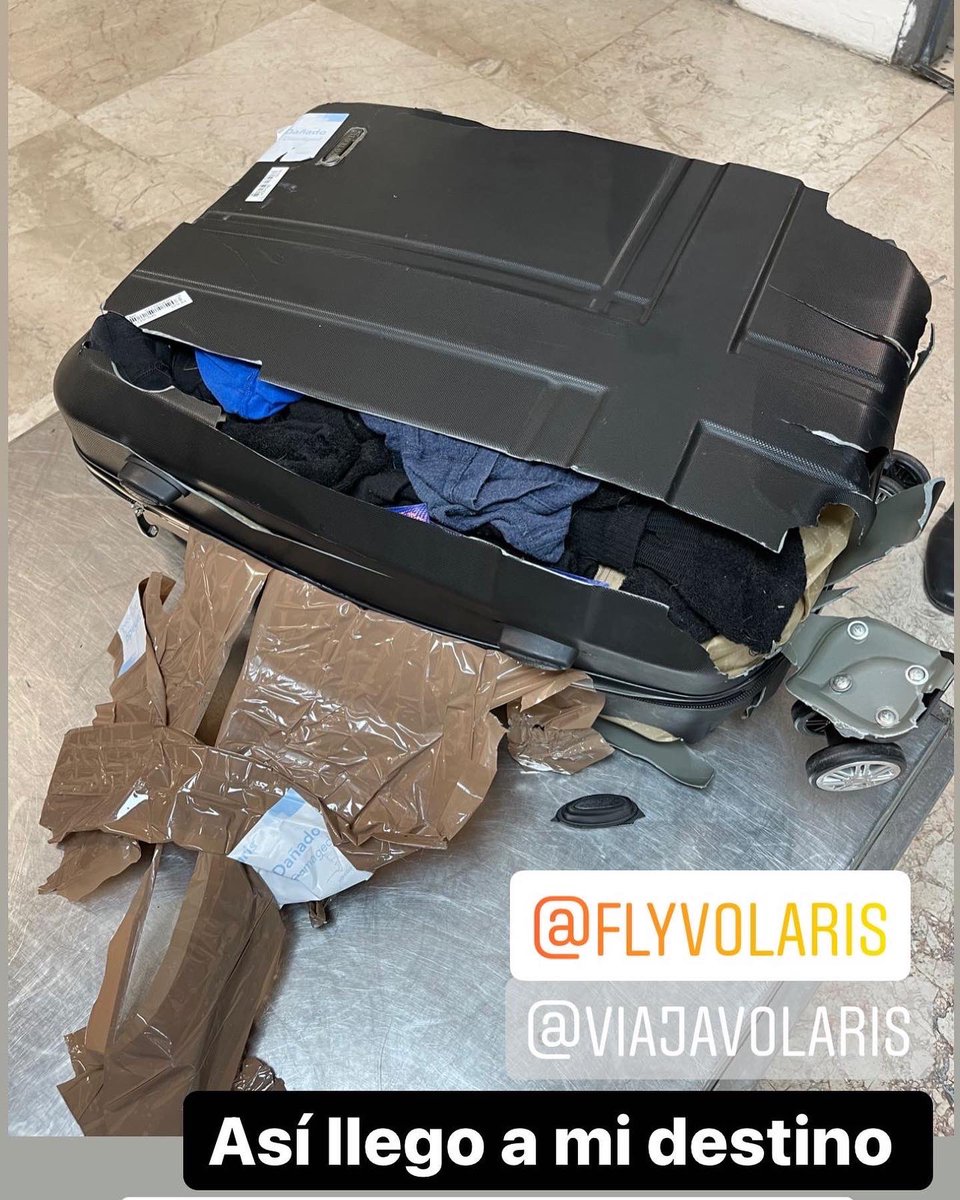 gilbertogarzonm's tweet photo. cómo estaba antes de salir de mis vacaciones hasta la ultima vez que fue cuando me la entregaron @flyvolaris @Profeco @SRE_mx @GN_MEXICO_ @SEGOB_mx https://t.co/yQZIAlXYes