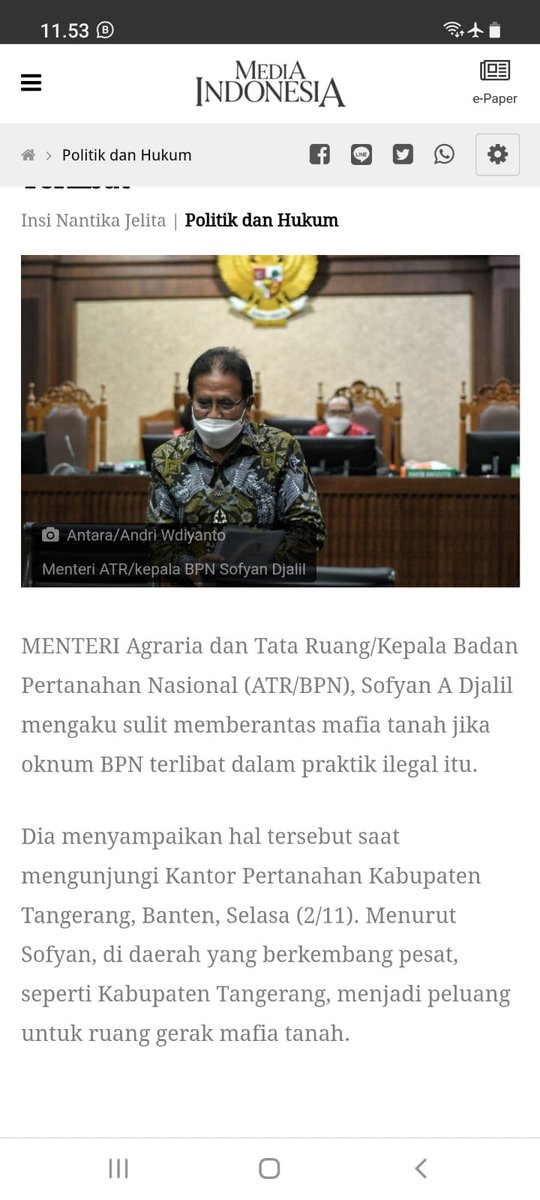 pembantujawa's tweet photo. Sofyan Djalil sendiri yang menjadi Mafia #SofyanDjalilMafiaTanah https://t.co/Kc6Uzc4txp