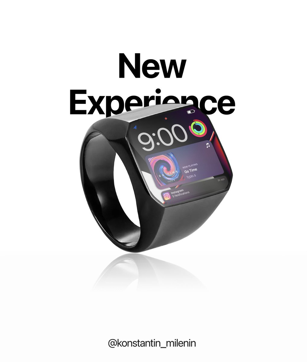 mi_konstantin's tweet photo.  Concept Apple Ring Pro 

New experience in miniature performance 

Work: @mi_konstantin 
RT Please 🙏🏻 

@Shaileshhari03 @Apple_Tomorrow @theapplestack @AppleyPro @ld_vova @AAPLEnthusiast @WilliamFaix @maxing_out_tech @aaple_lab @RendersbyModel https://t.co/shWv1zegB0