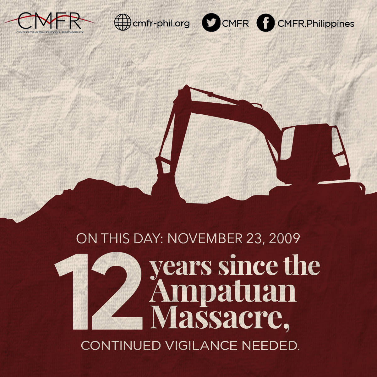 cmfr's tweet photo. Only 117 of the 197 named accused were tried, with only 43 convicted in December 2019. Eighty other accused have yet to be sentenced, 75 of them still at large. Convictions can still be overturned in the process of an appeal.
The fight for justice continues. #EndImpunityinPH https://t.co/o0GaXjcO07