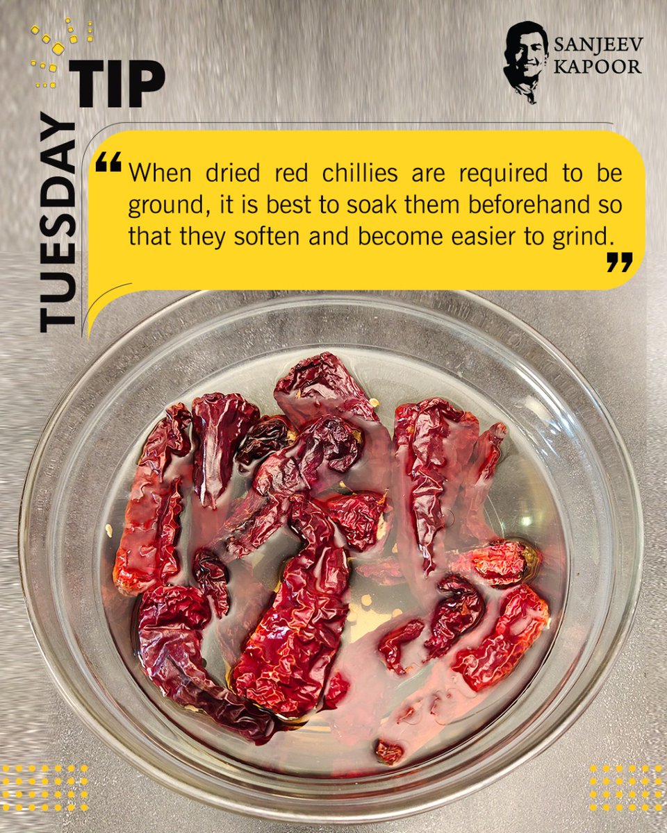 SanjeevKapoor's tweet photo. Preferably lukewarm water! #TuesdayTip https://t.co/zMWrh1q8v8