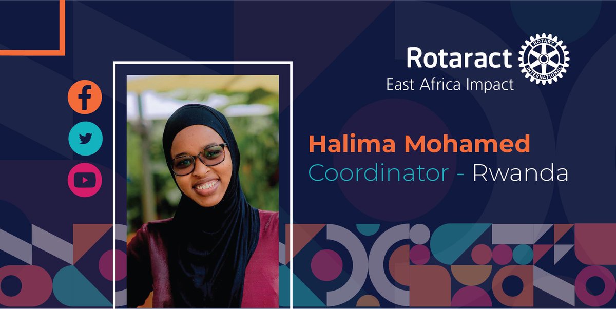 Engage_REACT's tweet photo. Meet @homiz_moha  , the @Rotaract250 REACT coordinator serving on the #REACTSteeringCommittee . She is a Program Support Executive at @SADASmartAfrica as well as PLD Chair @RCkigalicity . #IamAReactor https://t.co/yJAl7sQFIk