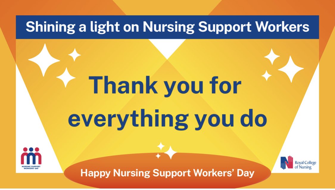 Thank you to all our Nursing Support Workers! We really couldn’t do this without you. 

Thank you for all your hard work, dedication, resilience and being a huge part of #TeamMedicine

<a href="/erinhumphreys13/">Erin Humphreys</a> <a href="/LouCullum/">Lou Cullum-Evans</a> <a href="/FugeSarah/">Sarah Dyer</a>