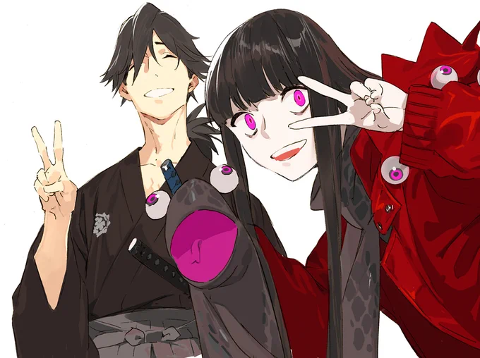 召喚画面におる方も描いたでーよろよろ 