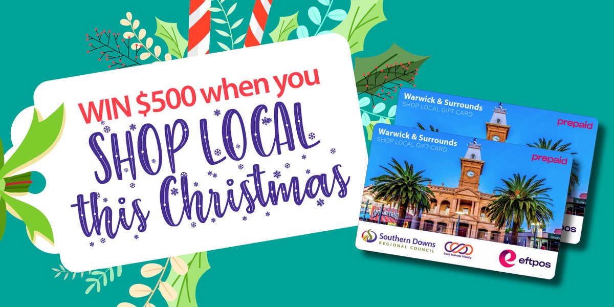 The Warwick &amp; Surrounds Shop Local Gift Card launches in over 40 stores this month, making it easier than ever to support local businesses. And we’re celebrating with a $500 giveaway! 🛍🎁

<a href="/WhyLeaveTown/">Why Leave Town</a> #MYSDRC