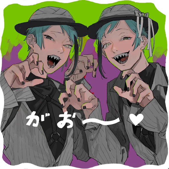 サークルカットにしようと思ってやめたハロウィン🎶 