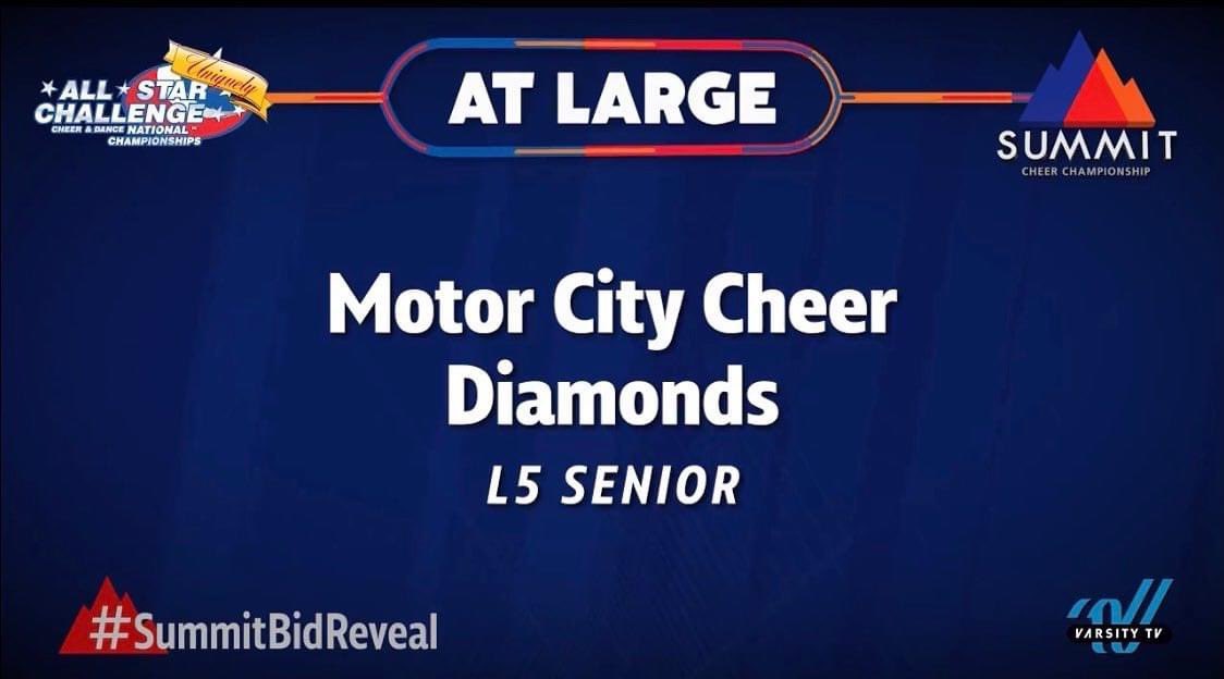 cheermotorcity's tweet photo. CONGRATULATIONS, DIAMONDS!!!! #ProudToBeMCC #BetterTogether #CSLTNE https://t.co/5lZ8Va5QUW