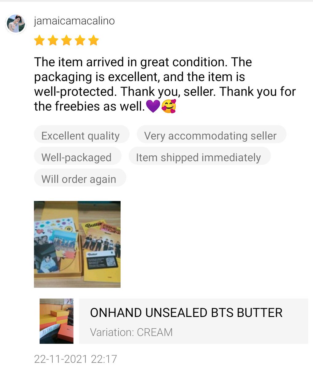 All_Time_Shop's tweet photo. Yay! Another feedback from shopee
#ATS_Feedbacks https://t.co/3GskPr3uOW