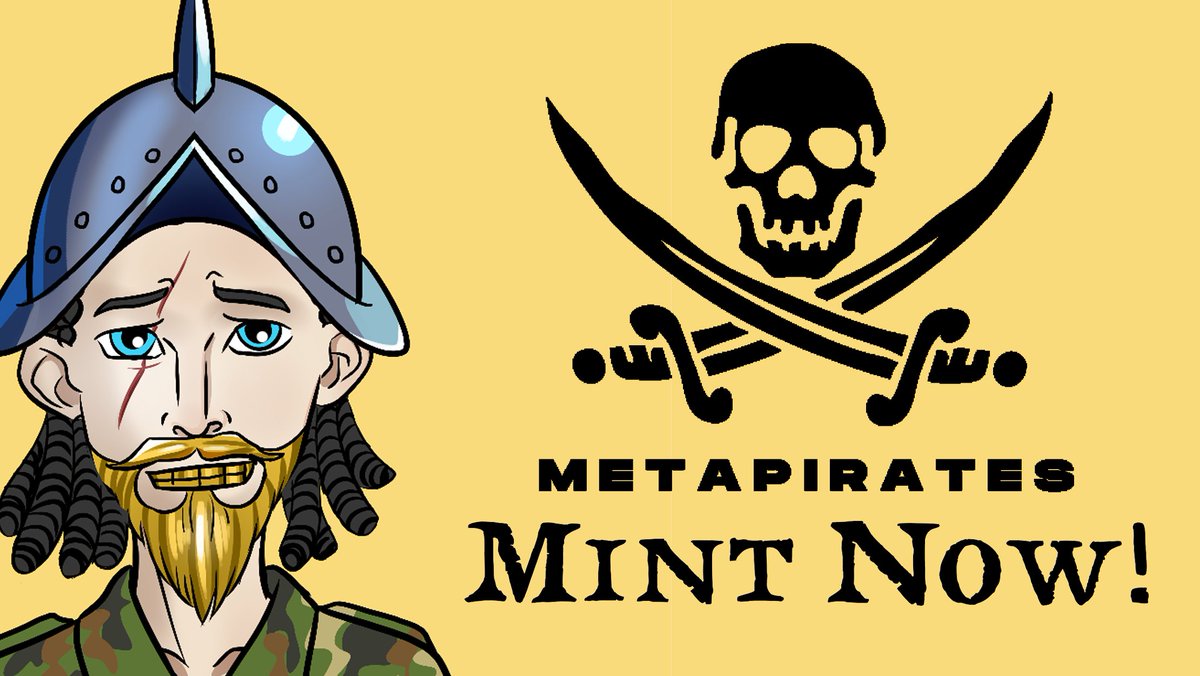 RoninDconn's tweet photo. 10k Unique Pirates!!
#Metaverse Game Development- VR Capable
3D Pirate Ship #Airdrops
Minting now- 12 $MATIC - https://t.co/676UT5gRXO
Discord- https://t.co/7CZKgm0KVq
#PolygonNFTs #NFTs #NFT #Pirates #earth2io #NFTCommunity #VirtualReality @MetaPirates https://t.co/WxsXCBBZ0n