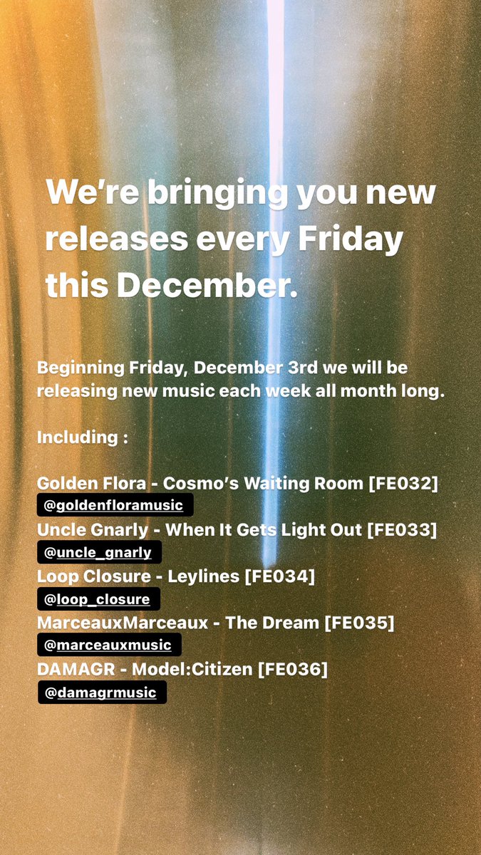 🌐 It’s been a year since we’ve released any music on Future-Everything, but we’re here to announce we’re ready to reignite.