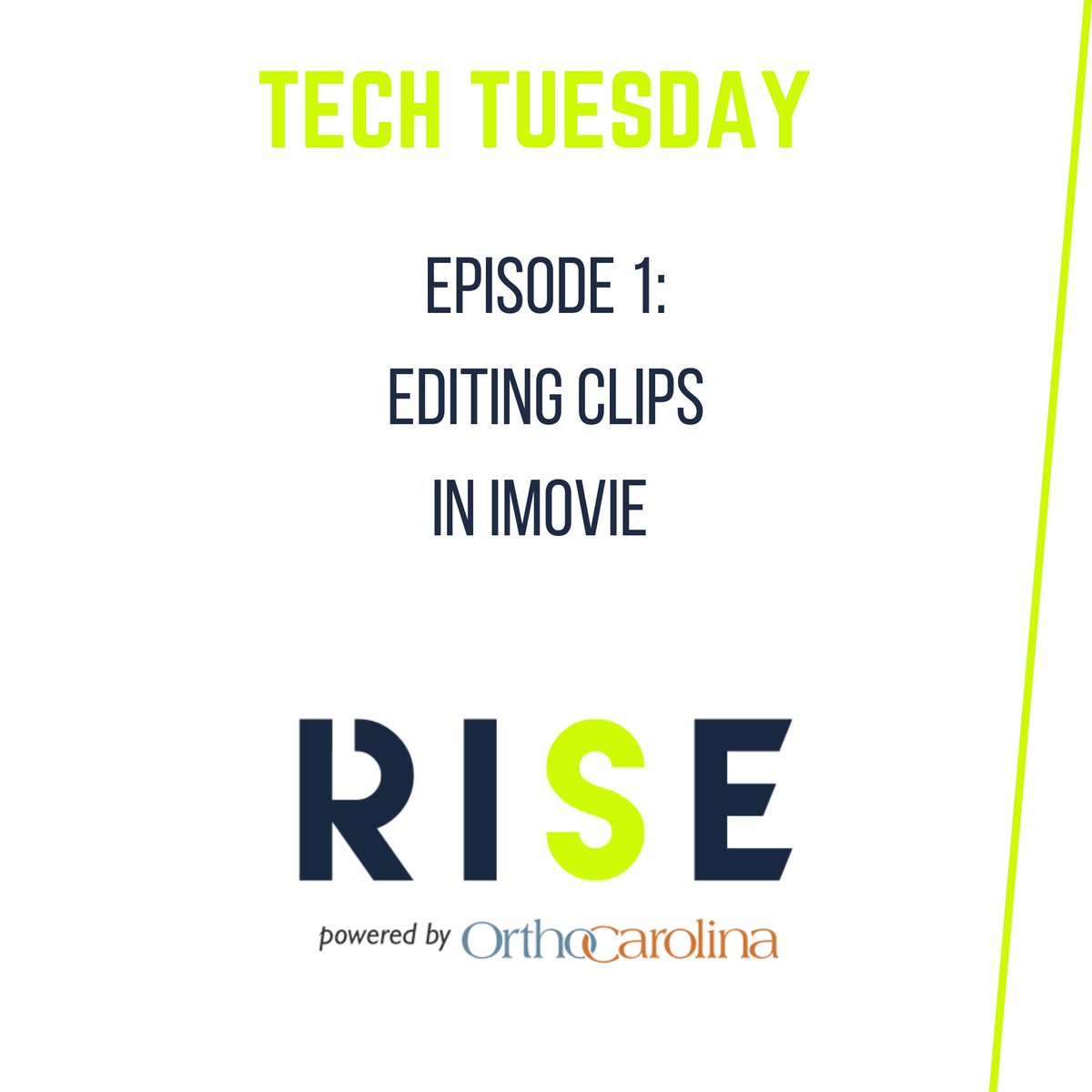 A little bit early! 

Technology Tuesday - Editing in iMovie youtu.be/qIis-PgnfEE