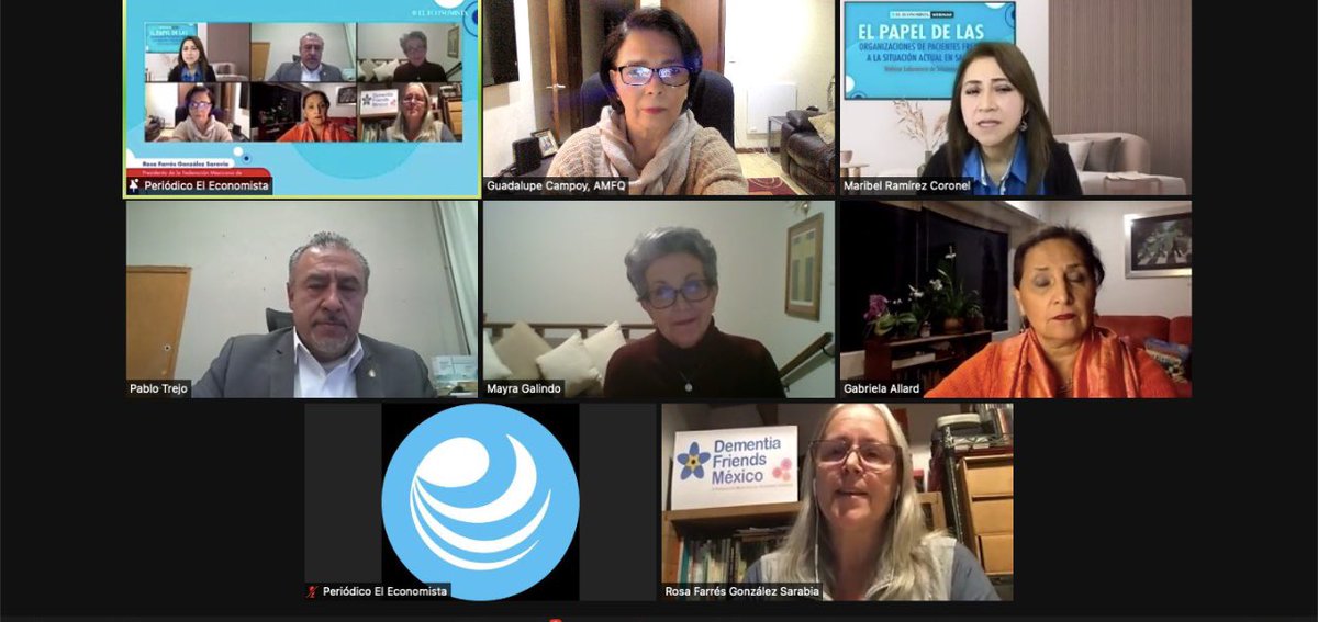 AMFQMX's tweet photo. El día de hoy participamos en el webinar:"El papel de las organizaciones de pacientes frente a la situación actual en salud" 

Es momento de buscar soluciones para transformar nuestro sistema de salud. 

¡Gracias a @eleconomista por la invitación! https://t.co/9cVCBESt33
