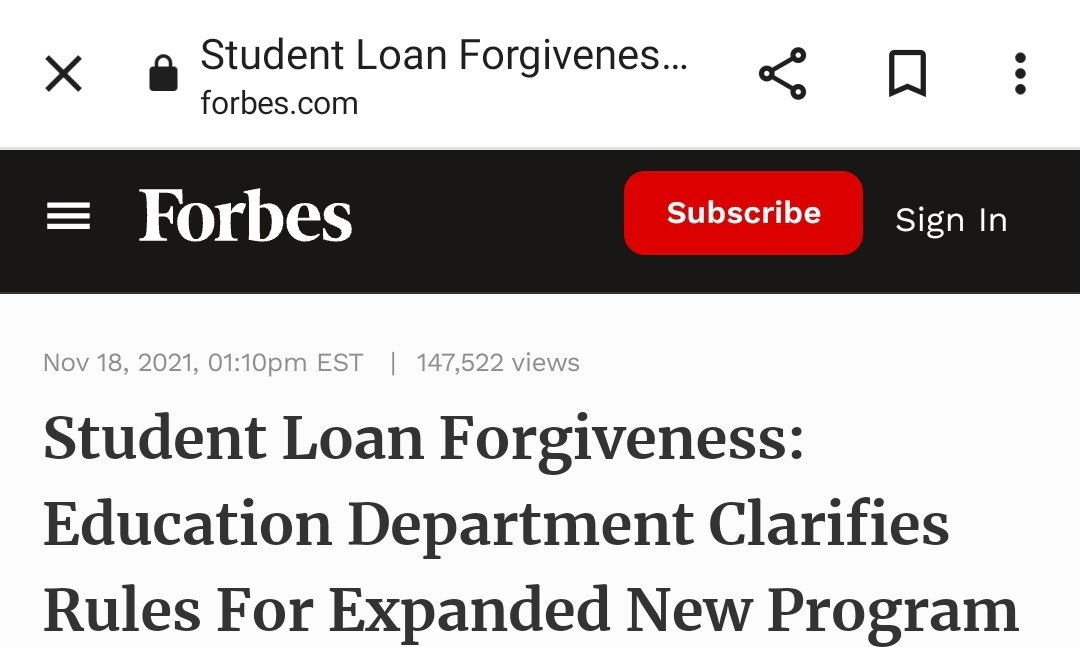 Ok <a href="/JoeBiden/">Joe Biden</a> Thanks for relaxing the pslf program rules. However what about those that never worked for a non profit like me who is still paying loans since 2005and still have 17k to go? What happened to 50k per household? Did you forget that's it because of us u wn the ELECTION!