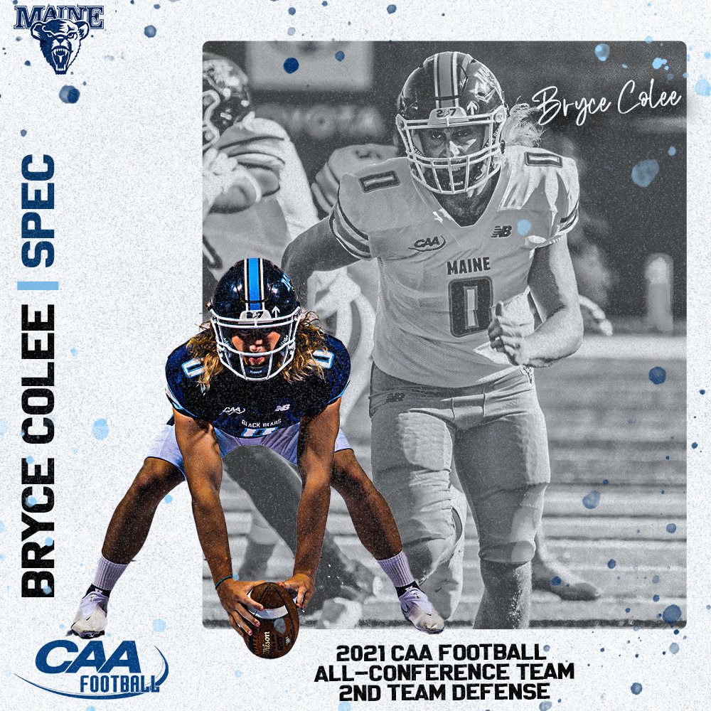 Congratulations to All-CAA Second Team honoree, BRYCE COLEE!

#BlackBearNation | #ChampionshipMentality | #CAAFB