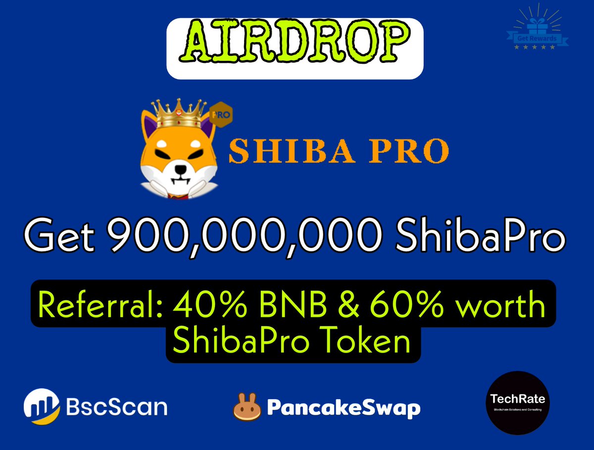 <a href="/shibapro_token/">ShibaPro</a> 
🎁Airdrop : ShibaPro Token 🎁

👉 Claim Airdrop , Refer and Earn Unlimited BnB
👉 Get 40% BNB + 60% ShibaPro in Referral.
👉 index Contract : 0x8110e4784887bdfd84fa16c5f2bd0ab61a26cf92

💫 GET FREE 900,000,000 ShibaPro 

➡️ Airdrops Link 👉shibapro.online/?ref=0xAa4B6E6…