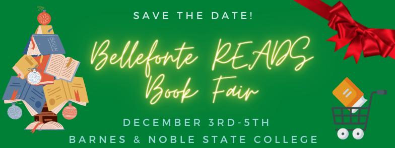Save the date for our upcoming book fair with <a href="/BNStateCollege/">BNStateCollege</a>! It will be held December 3rd-5th. Shopping online? Enter our event ID#: 12616577. #booksmakegreatgifts #giftabook #spreadbookjoy