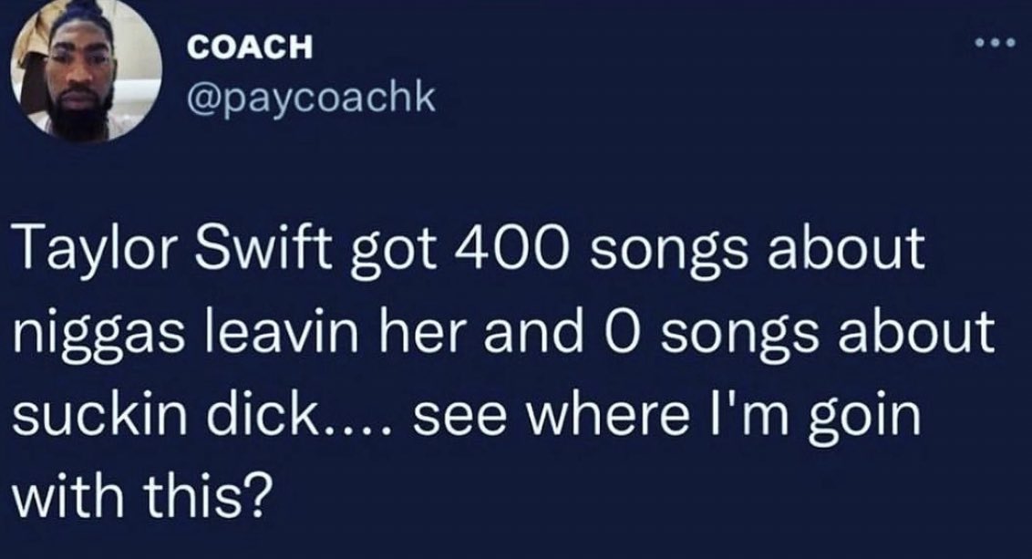 sbgderrick's tweet image. Banger of a tweet
