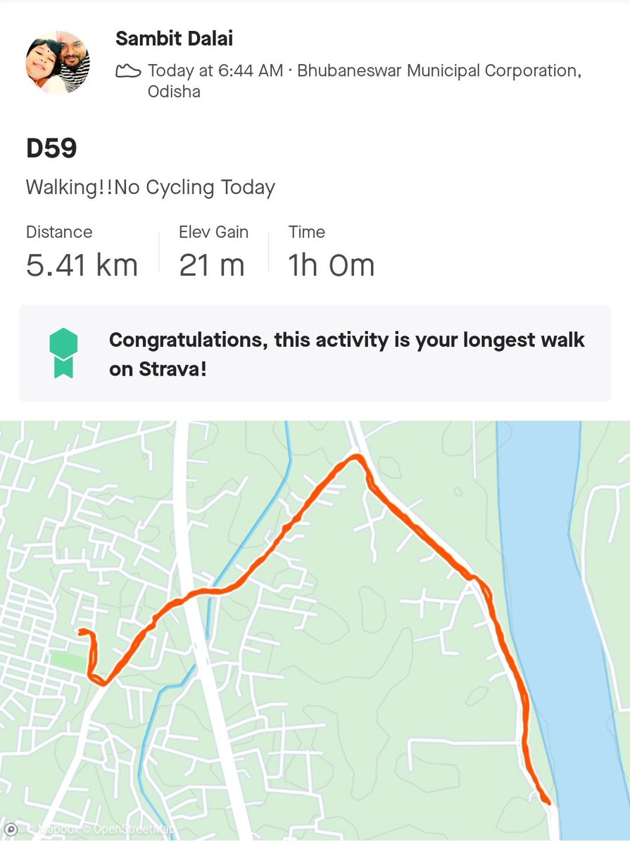 SKDAgriMan's tweet photo. #Days59
#Walking
#RojanaEkGhanta
*Cycle is at service center! https://t.co/EQ8C2w9vhZ