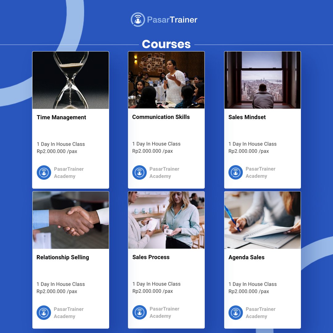 PasarTrainer's tweet image. Meet Our Trainer: Rio Bimantoro

Find what he teaches at PasarTrainer: bit.ly/PTA_riobimanto…

#pasartrainer #trainerprofile  #trainingmarketplace #hrtraining