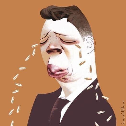 A real fucking piece of shit who does not deserve a moments peace for the rest of his life. #Rittenhouse