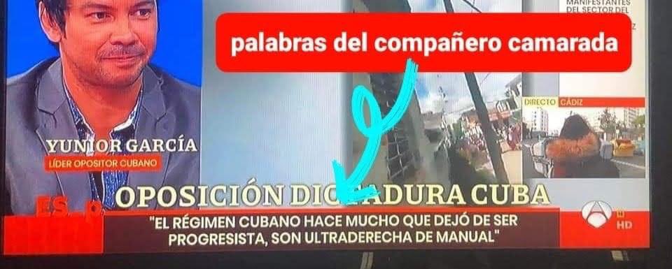 RuhamaFernandez's tweet photo. Ahora resulta que la dictadura Cubana es de derecha 🤦🏾‍♀️🤦🏾‍♀️🤦🏾‍♀️🤦🏾‍♀️🤦🏾‍♀️. Trágame tierra. Algo que caracteriza a las dictaduras de derecha es que NO SE PASA HAMBRE porque hay LIBERTAD ECONOMICA pero en fin mejor me callo https://t.co/WyOwpNxU4X