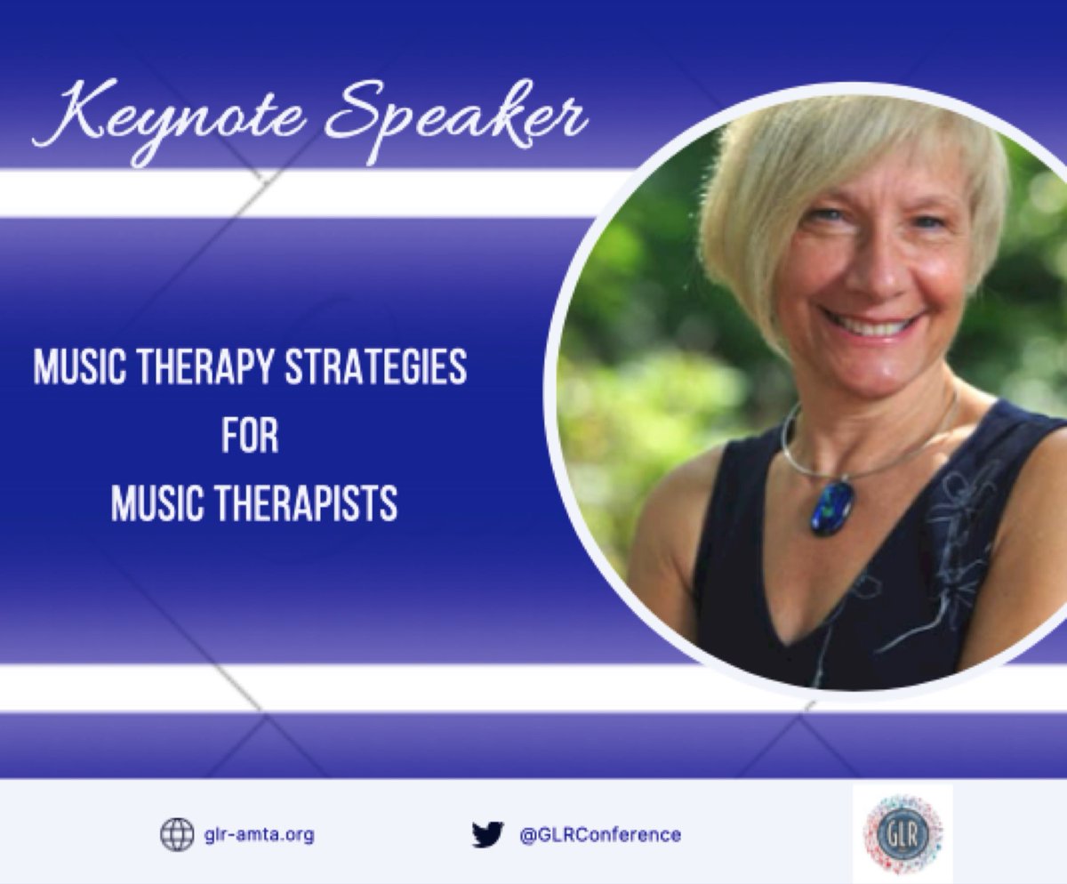 GLRConference's tweet photo. Keynote Speaker for #GLR2022 is Suzanne Hanser! Her presentation will remind music therapists about the meaning of music in their lives & how they can enhance their own wellbeing through music https://t.co/rzESrXaUeo