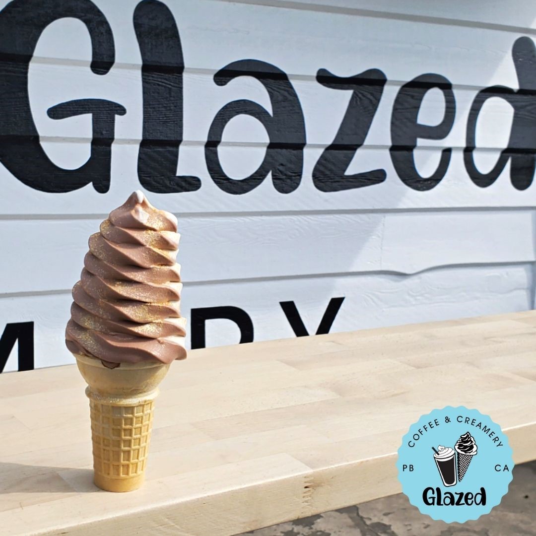 glazedpb's tweet photo. We have chocolate, vanilla, and swirl soft serve ice cream flavors, as well as milkshakes and affogato. 🍦☀️🌊 Visit our website at https://t.co/8EpM2HgNKb
#glazedpb #besticecream #coffeeshop #coffeelover #eatlocal #foodstagram https://t.co/LIh2eWTU9U