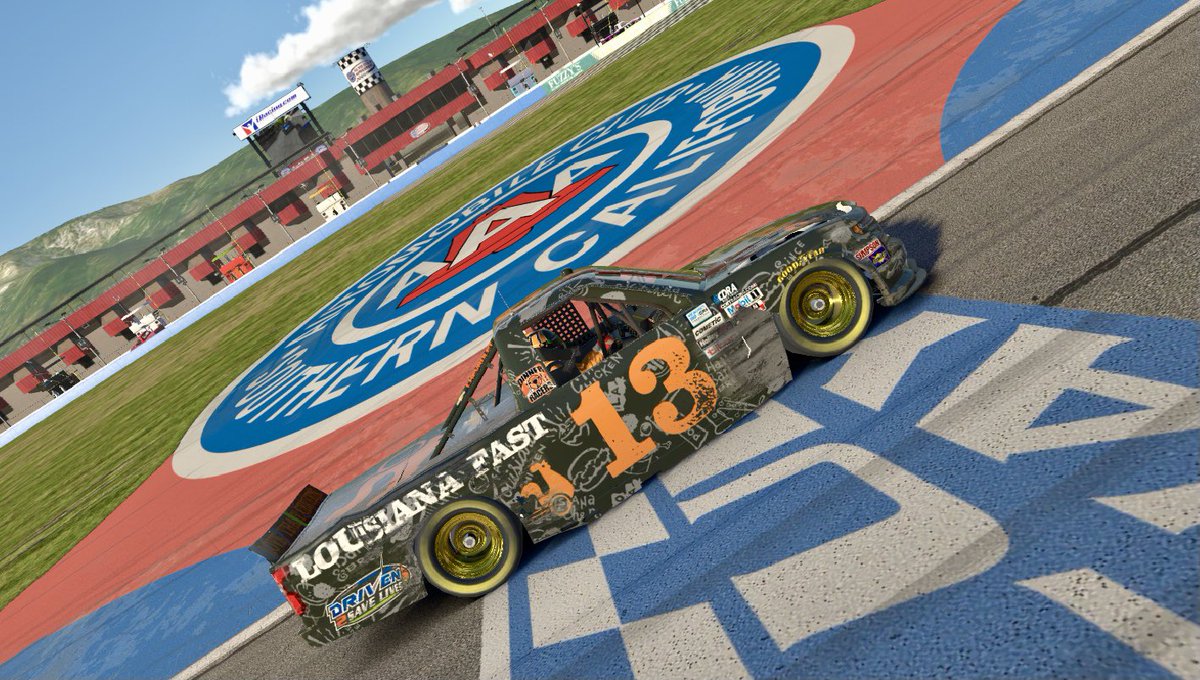 Tried to do something funky with strategy, brushed the wall and was fighting to stay on the lead lap the rest of the night. @CDRATrucks Do we get money back for only using half the tire allowance?