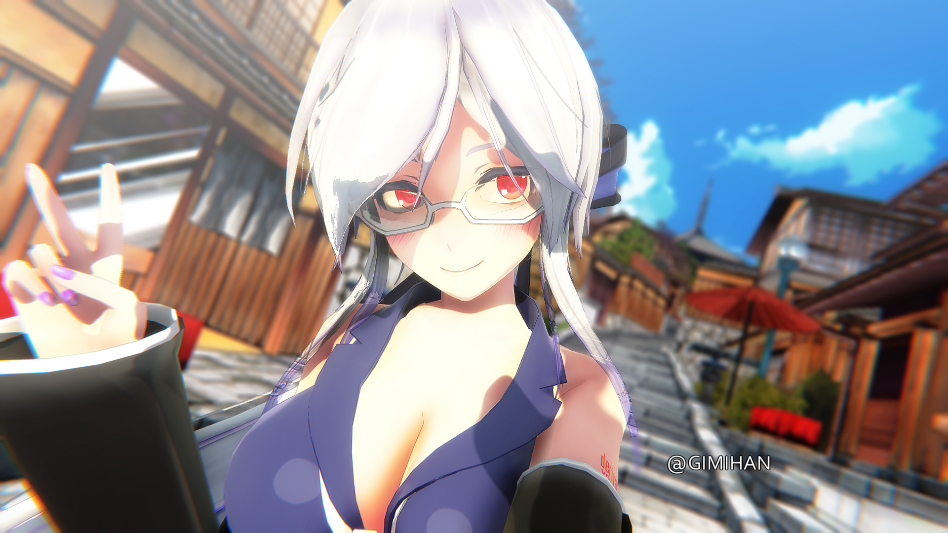 تويتر シーマ 仮 على تويتر Rt Gimihan 旅行中のハクさん Mmd 弱音ハク T Co Yuvjvjlokt
