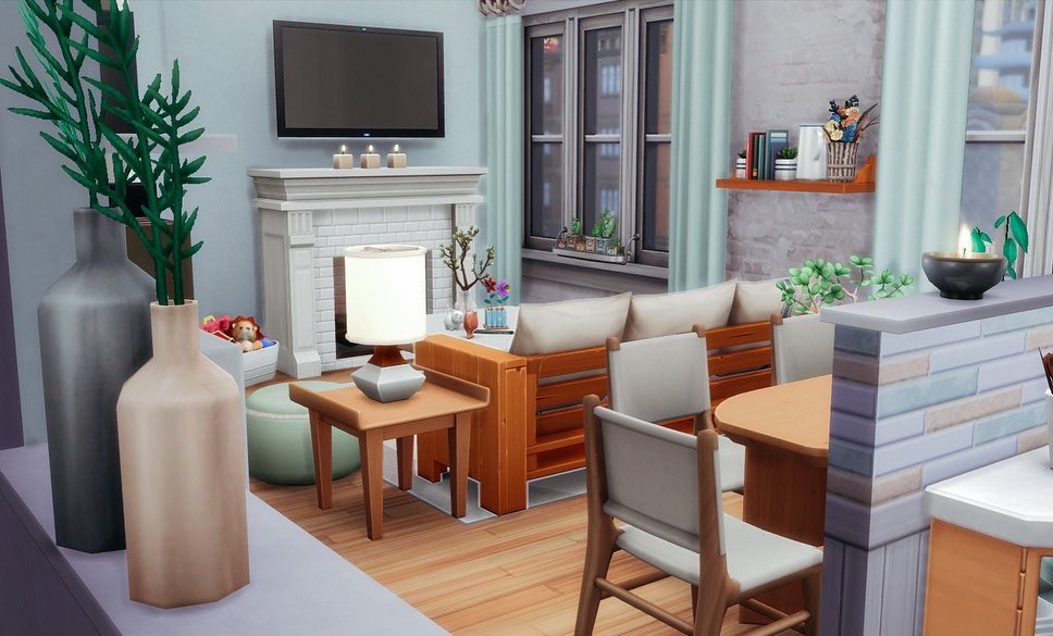 ashleyyangelina's tweet photo. Light & airy apartment renovation for a mother & her 2 toddlers🤍🐻
#simsbuilds #simscommunity #sims4 #thesims #thesims4 #sims4build #sims4speedbuild #ts4 #showusyourbuilds #simstagram #simstagrammers #speedbuilds #speedbuilder #somesimlishdecor #noccbuild https://t.co/3w6DAXz3pH
