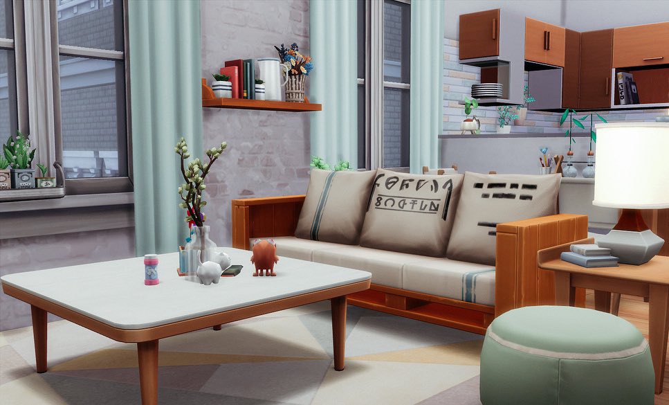 ashleyyangelina's tweet photo. Light & airy apartment renovation for a mother & her 2 toddlers🤍🐻
#simsbuilds #simscommunity #sims4 #thesims #thesims4 #sims4build #sims4speedbuild #ts4 #showusyourbuilds #simstagram #simstagrammers #speedbuilds #speedbuilder #somesimlishdecor #noccbuild https://t.co/3w6DAXz3pH