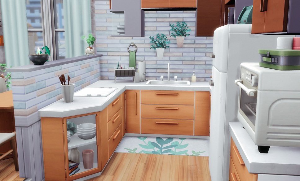 ashleyyangelina's tweet photo. Light & airy apartment renovation for a mother & her 2 toddlers🤍🐻
#simsbuilds #simscommunity #sims4 #thesims #thesims4 #sims4build #sims4speedbuild #ts4 #showusyourbuilds #simstagram #simstagrammers #speedbuilds #speedbuilder #somesimlishdecor #noccbuild https://t.co/3w6DAXz3pH