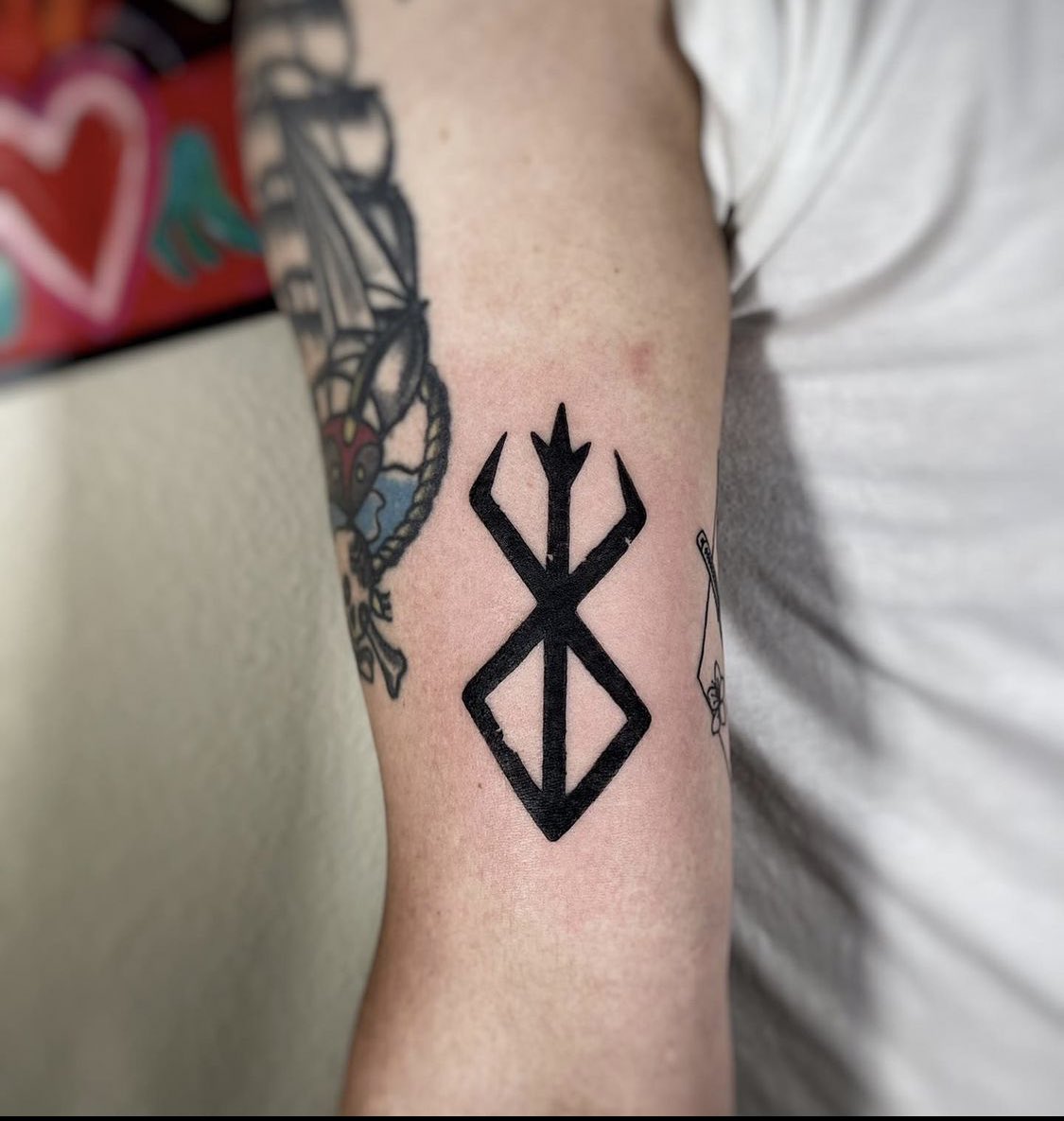 Sacrifice brand from Berserk by Alessia Horvath Bratislava  Tattoos for  guys Neck tattoo for guys Hand and finger tattoos