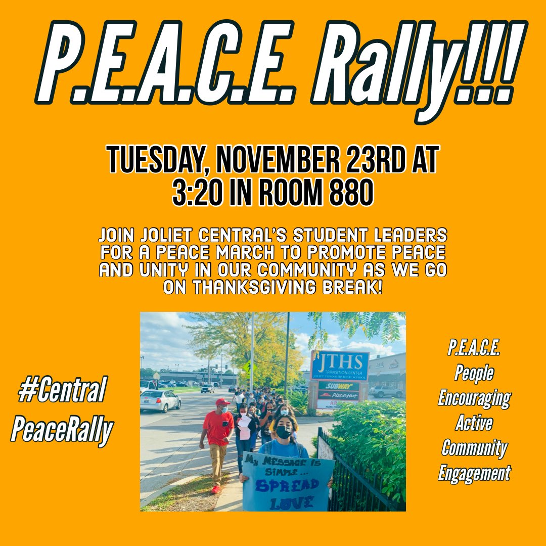 SteelmenBSU's tweet photo. We’re doing it again before Thanksgiving break! Join us after school this Tuesday for a rally and help spread peace and positivity before we depart for the week. We will meet after school and conclude by 4pm! ✌🏾🦃 ✊🏾 https://t.co/HemWLpCow9