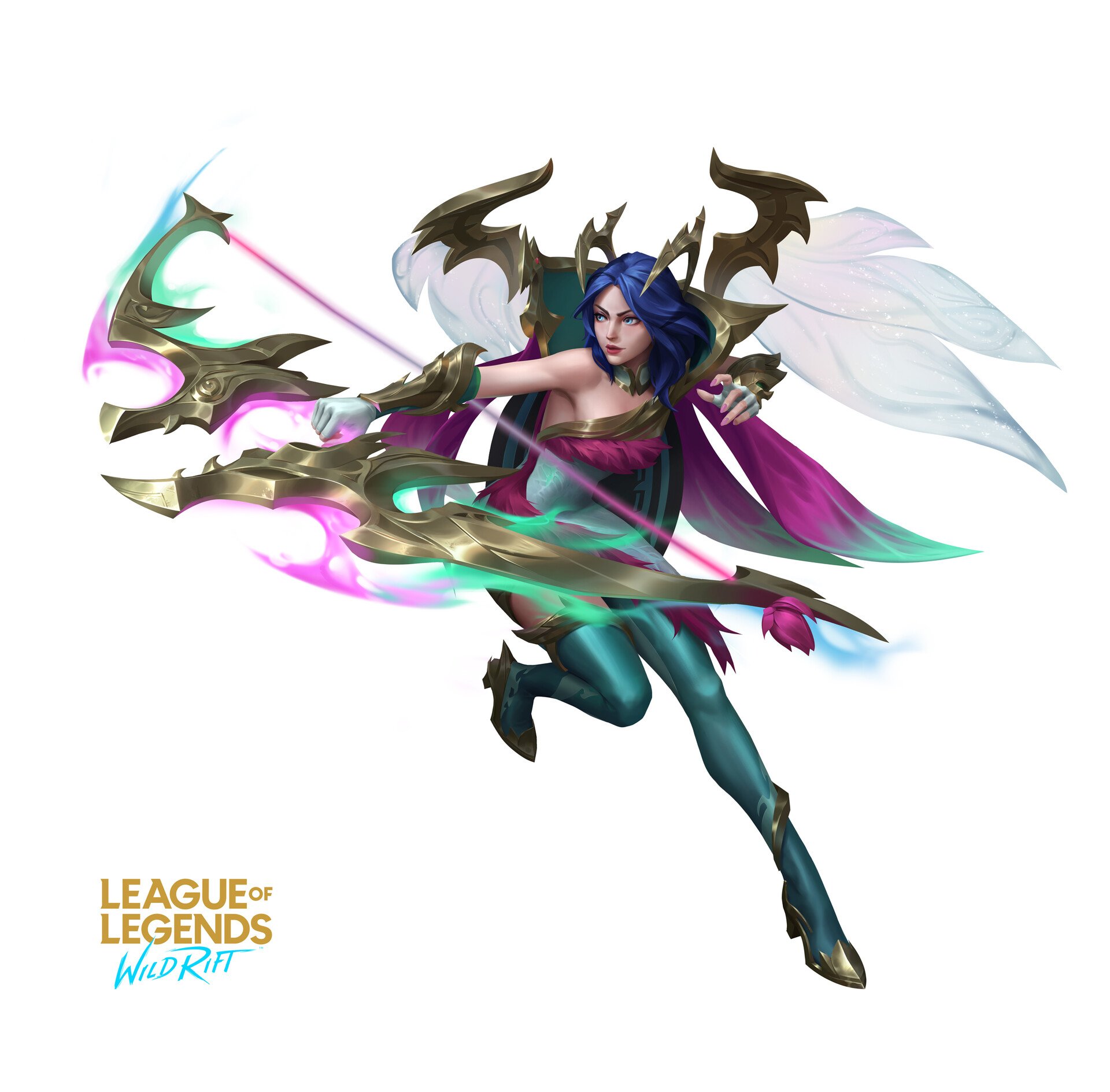 Spideraxe on Twitter: "Fae Dragon Ashe Wild Rift Promo by Qifeng Lin