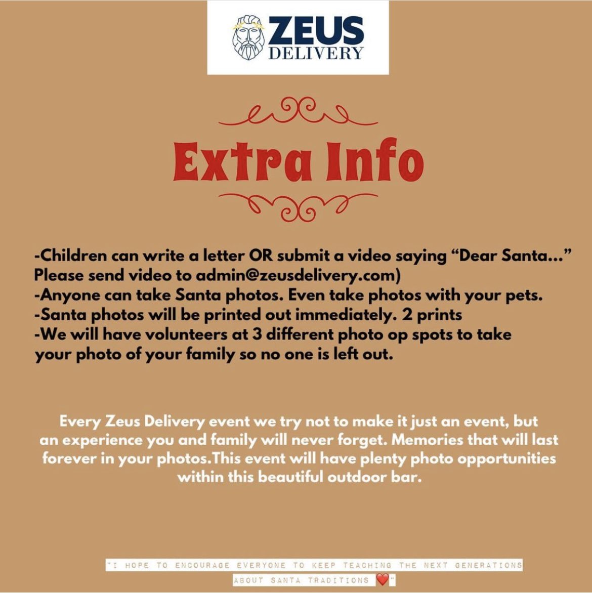 AskZeusApp's tweet photo. Dec 12- Free gifts for kids- Santa Photos- Elsewhere Garden Bar-Christmas Vendors-Zeus Event https://t.co/yftcPIdvPB