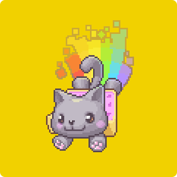 PixelMeowNFT's tweet photo. @MrBeast Looking forward to the Video, King! Side note, could you sign our cat? 🤣🐱 #MrBeastSquidGame https://t.co/S5EzqTo3s5