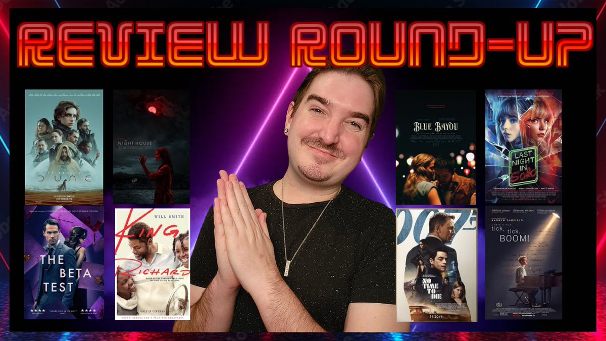 lostinthereel's tweet photo. IM BACK!  With new reviews for "Dune", "The Night House", "Blue Bayou", "Last Night in Soho", "The Beta Test", "No Time to Die", "Help" (2021) &amp; "Tick Tick... Boom!" 

https://t.co/BKc8lXGUum

#TheBetaTest 
#DuneMovie 
#thenighthouse 
#BlueBayou 
#KingRichard 
#TickTickBoomMovie https://t.co/acQDhe1lFw