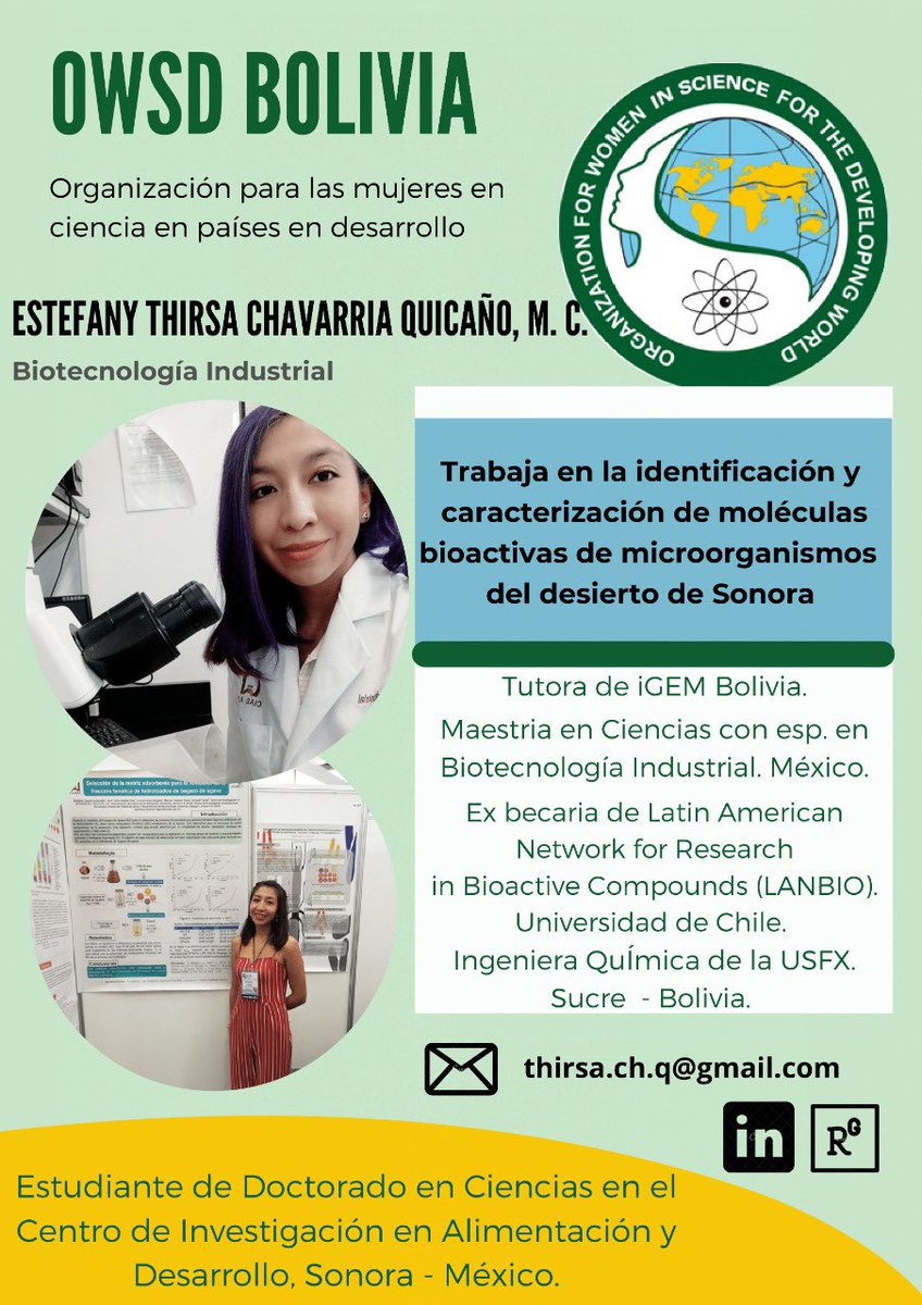 OWSD Bolivia tweet media