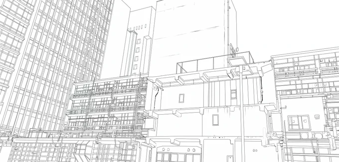 昨日のチマです
東大病院屋上駐車場からの風景
線画、トーン加工、遊びでいろいろ加工
今日から新しいチマです(*'▽`*) 