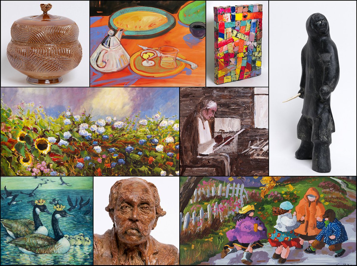 SaskatchewanNAC's tweet photo. We're hosting a dispersal auction for @darrellbellgallery. #Saskatchewan greats like Joe Fafard, Dorothy Knowles, Allen Sapp, Jack Sures, Doug Bentham. Bidding ends Dec 12. #saskatchewanart #Sask #joefafard #allensapp #jacksures #dorothyknowles #artauction https://t.co/2mbuQdLb1m https://t.co/ORUSqimFmt
