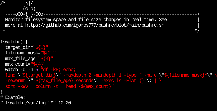 igor_os777's tweet image. A real-time monitor to see changes in file sizes and filesystem utilization. #Linux #bash #unixshell #unix