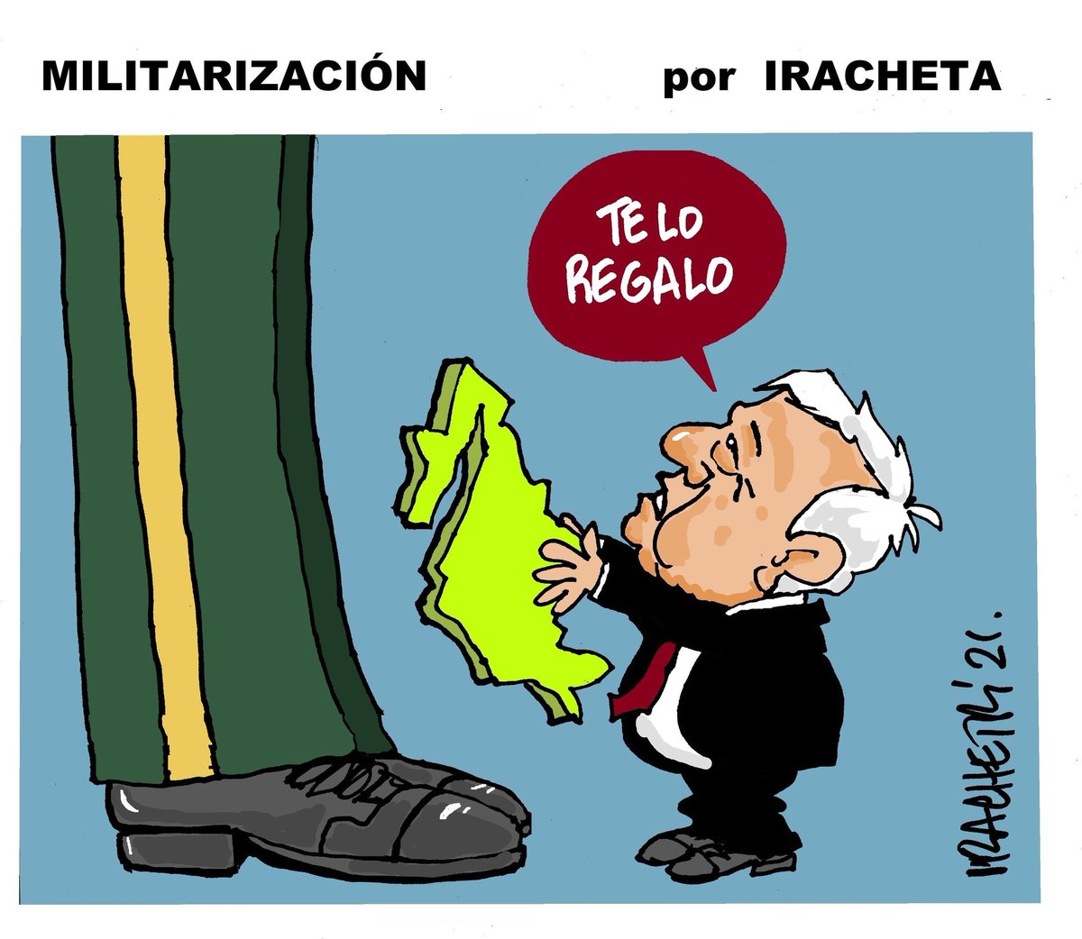 Así.

Y SEDENA feliz.