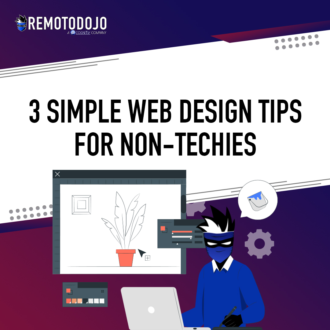 remotodojo's tweet image. These basics can go a long way when planning out your website, even when you have no programming background!​
.
.
-
#designtips #simplewebdesign #tips #remotodojo #ninja