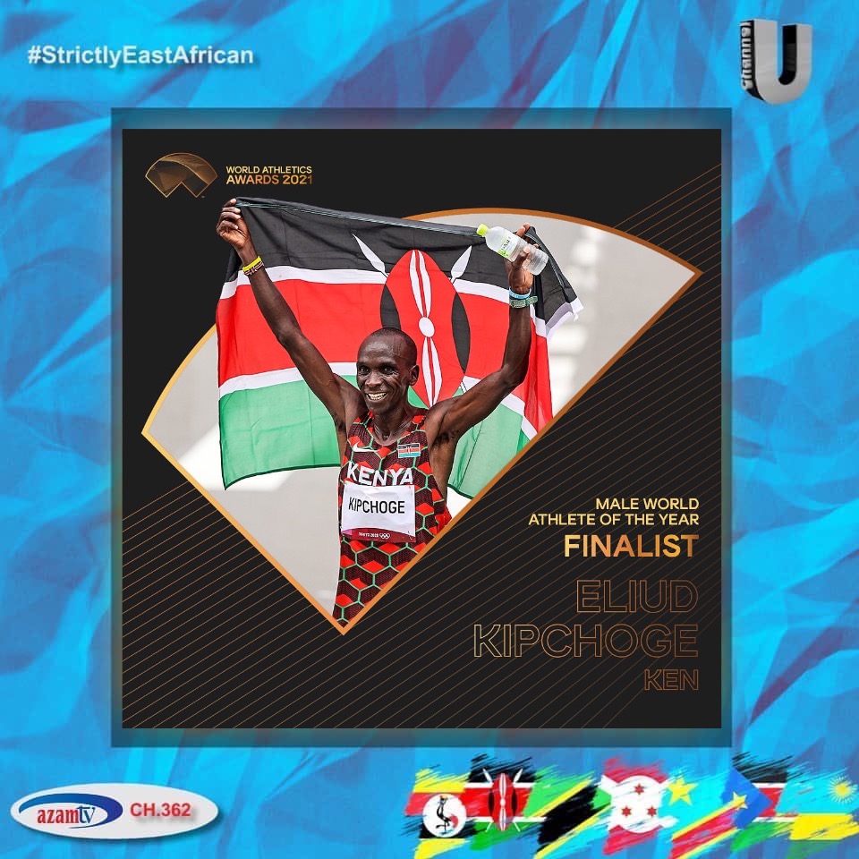 S2N_ENT's tweet photo. #ChannelUNews Salute to Uganda’s @joshuacheptege1 and @EliudKipchoge who made as one of the five finalists for Male World Athlete of the Year 2021. 🇺🇬🇺🇬 ���🇪🇰🇪
@azamtvtz @azamtvug @azamtvRw
#ChannelUSports #StrictlyEastAfrican https://t.co/DGomSl88VO