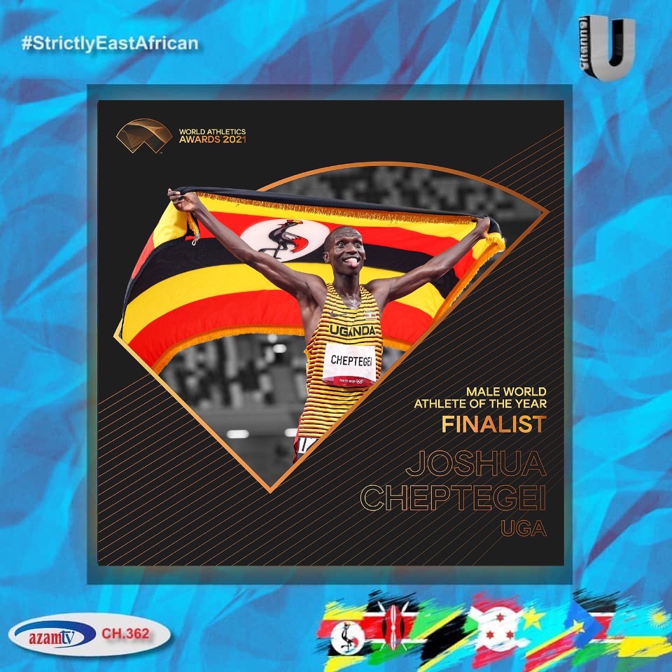 S2N_ENT's tweet photo. #ChannelUNews Salute to Uganda’s @joshuacheptege1 and @EliudKipchoge who made as one of the five finalists for Male World Athlete of the Year 2021. 🇺🇬🇺🇬 ���🇪🇰🇪
@azamtvtz @azamtvug @azamtvRw
#ChannelUSports #StrictlyEastAfrican https://t.co/DGomSl88VO