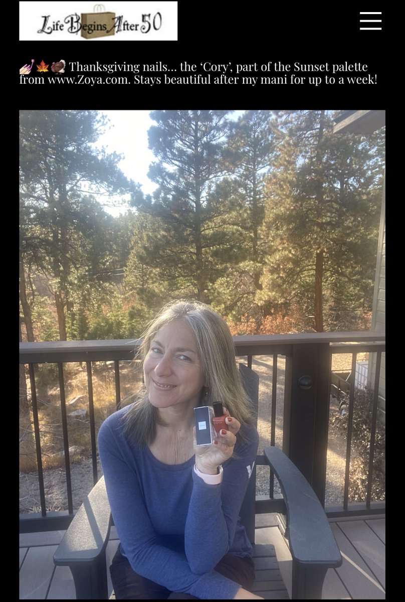 New blog post up!
LifeBeginsafter50.shop/blog #mondaymani <a href="/ZoyaNailPolish/">ZOYA Nail Polish & Treatment</a>