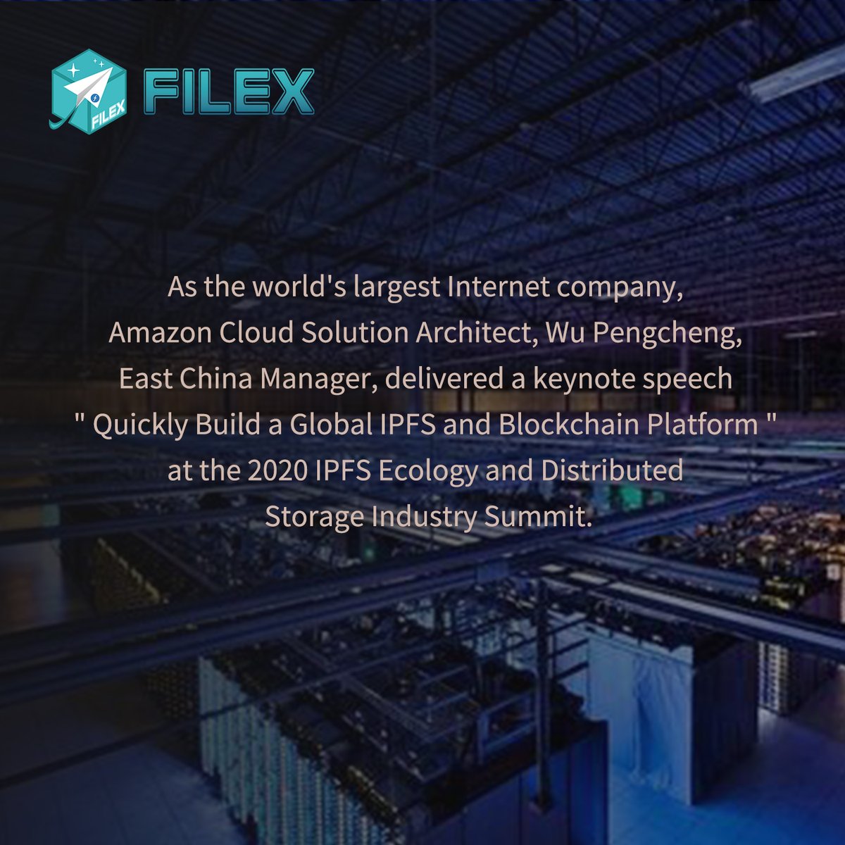 FILEX_01's tweet photo. "It's not crazy that companies choose to enter the blockchain field at the early stage of development, and if they invest in the right project, they can make a lot of money."
#filexcloud #crypto #ipfs #blockchain #filecoin https://t.co/FfFDp7uxgB