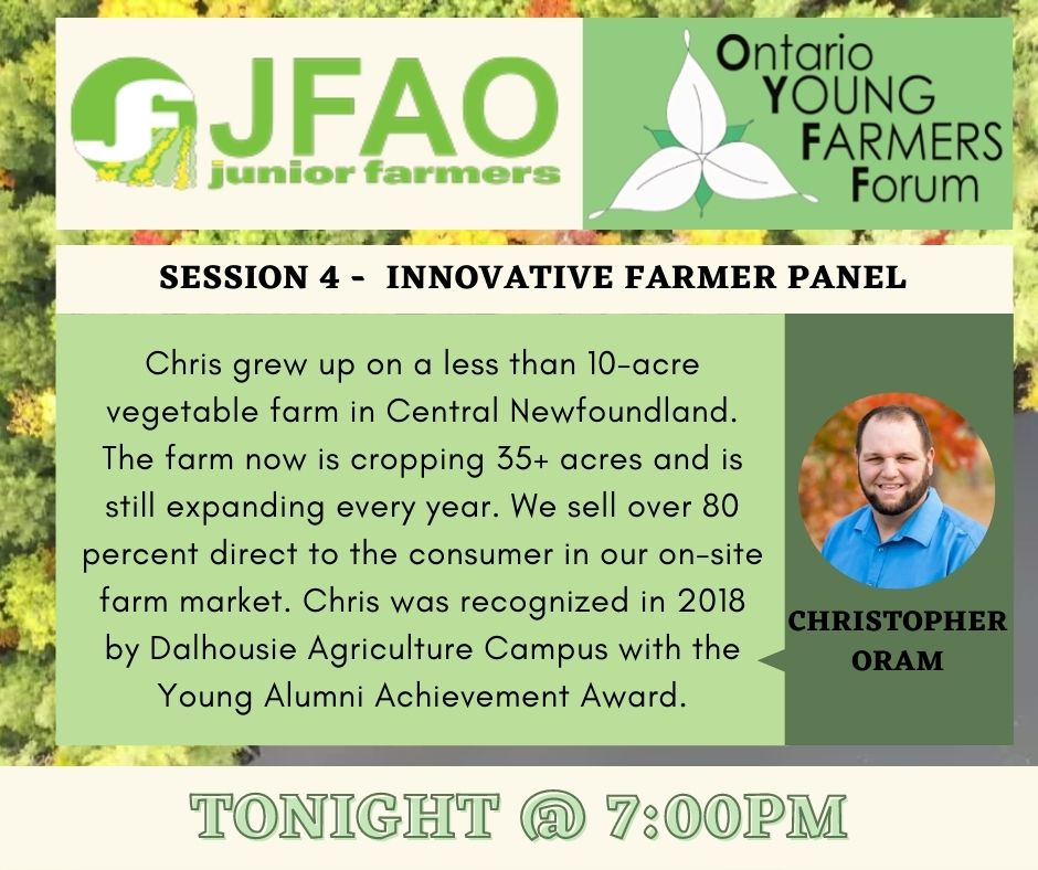 Ontario Young Farmers Forum tweet media