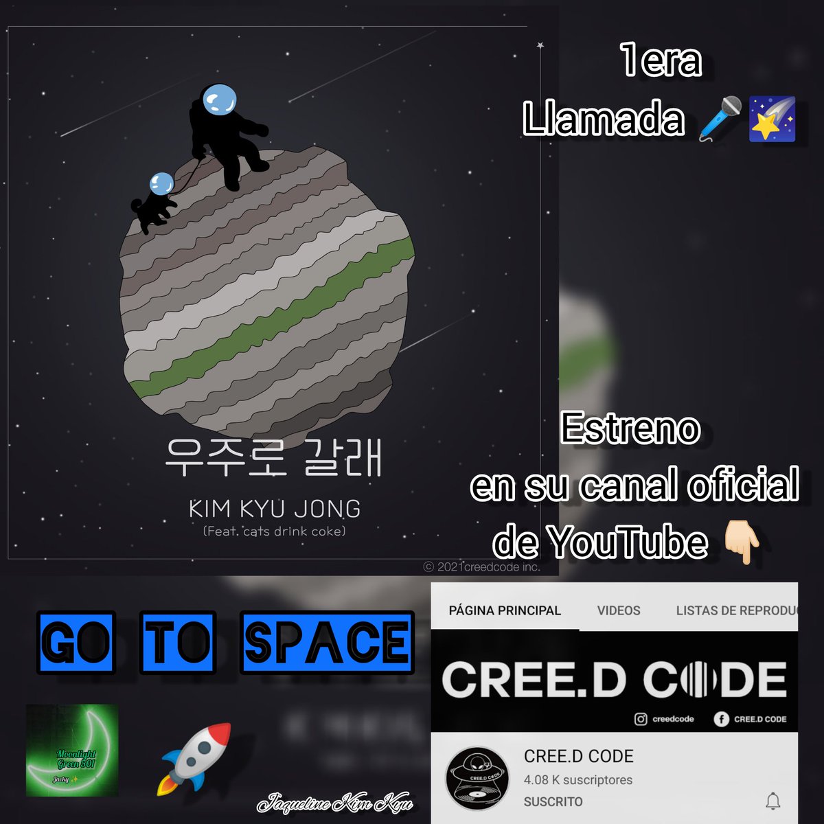 JackyDeLen2's tweet photo. Lista para Ir al Espacio con Nuestro Center #KimKyuJong?? 
Suscribite a su canal y disfruta de sus Videos Oficiales 💚💛
#SS501 #SS301 #DoubleS301 #CREEDCODE

https://t.co/DAJTL6hiw3 https://t.co/BqhHXs7kT9